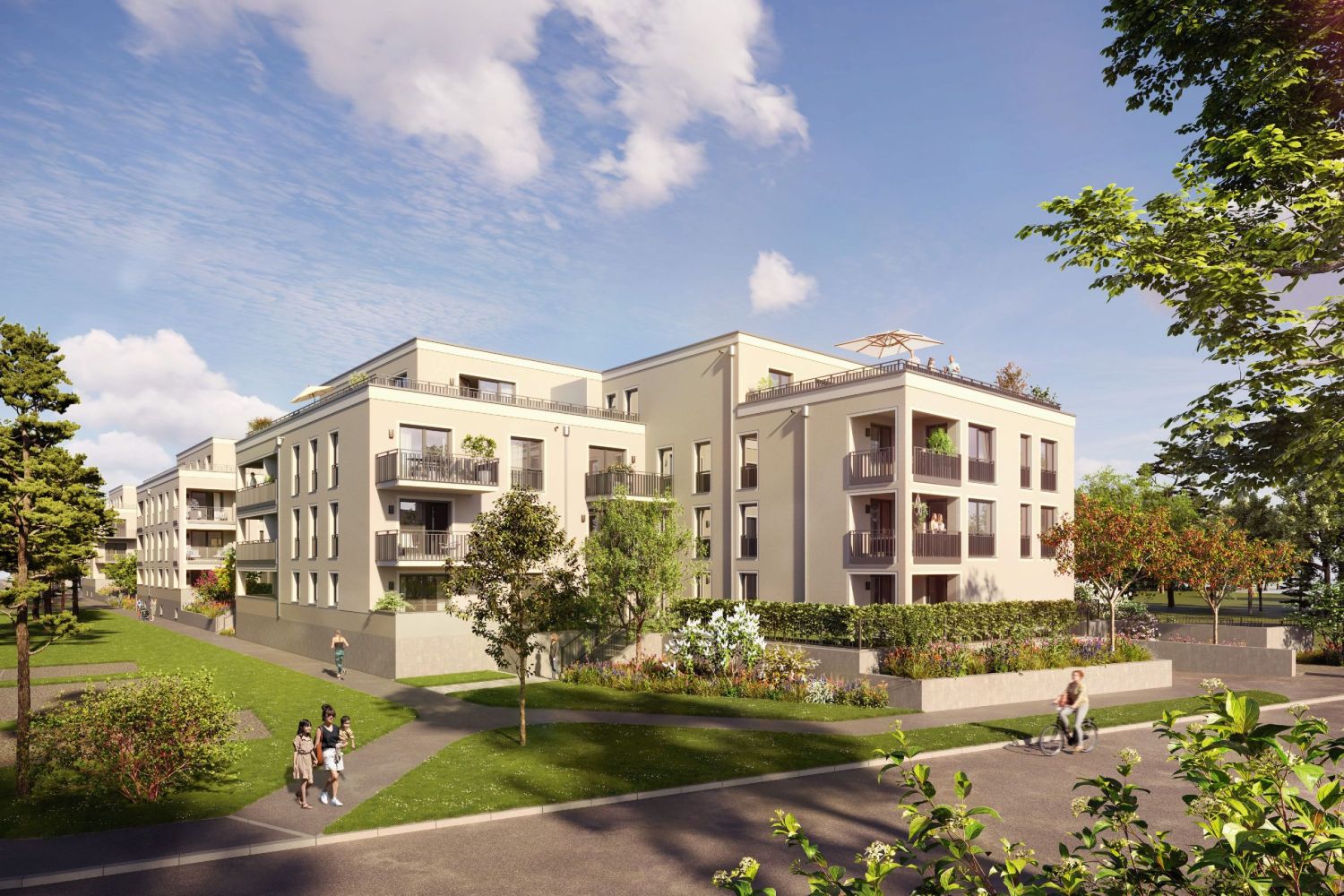 Am Schäferanger – Eigentumswohnungen in Oberschleissheim von CONCEPT BAU